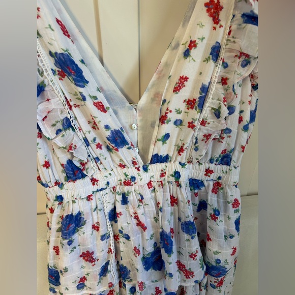 LoveShackFancy Bennett cotton floral ruffle mini dress - Picture 12 of 12